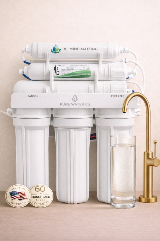 Reverse Osmosis Drinking Water Filtration System (6-Stage) with Remineralization