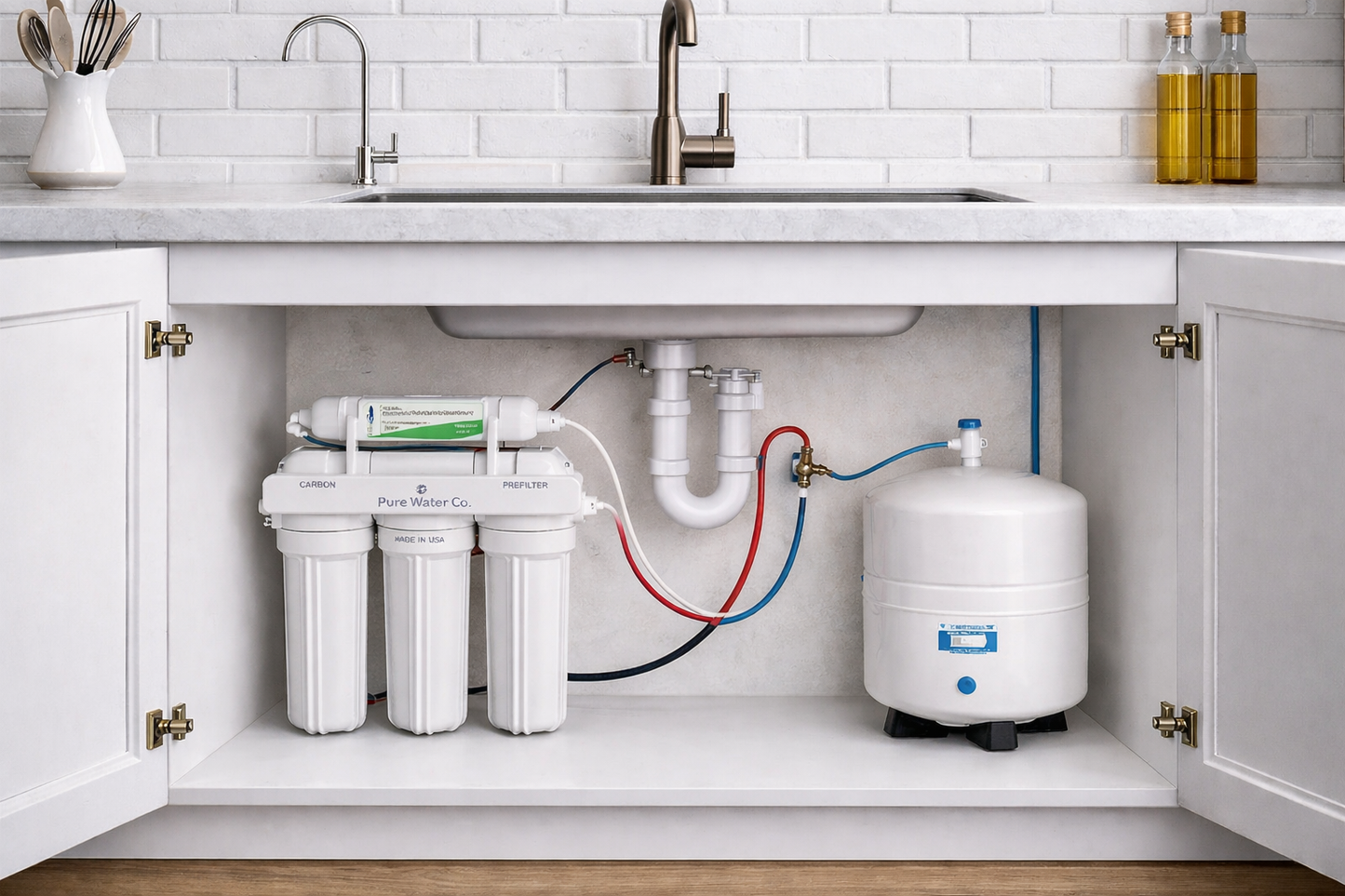 Reverse Osmosis Drinking Water Filtration System (6-Stage) with Remineralization